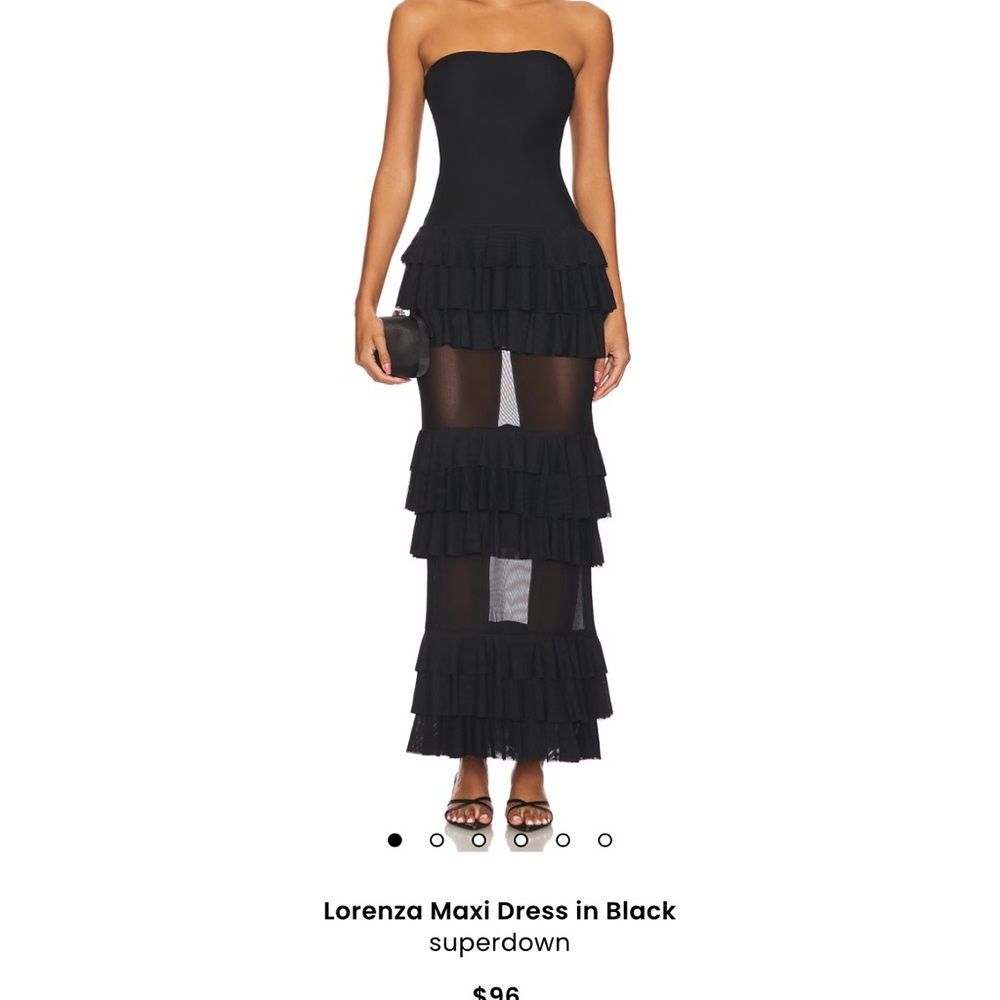 Superdown Black Lorenza Dress